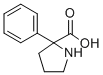 Structure of 2-Phenyl-pyrrolidine-2-carboxylic acid hydrochloride
