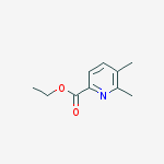 Structure of 5,6-dimethylpyridine-2-carboxylic acid ethyl ester