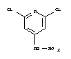 Structure of 2-(2,6-dichloropyridin-4-yl)-1-hydroxy-1-oxodiazanium