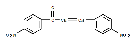 Chemical structure of 44DINITROCHALCONE