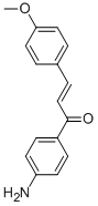 (2E)-1-(4-aminophenyl)-3-(4-methoxyphenyl)prop-2-en-1-one结构式