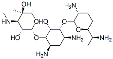 庆大霉素C2溶液, 100UG/ML H2O溶液结构式