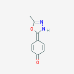 4-(5-methyl-1,3,4-oxadiazol-2-yl)phenol(SALTDATA: FREE)结构式