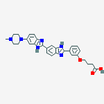Structure of 4-[3-[6-[6-(4-methylpiperazin-1-yl)-1h-benzimidazol-2-yl]-1h-benzimidazol-2-yl]phenoxy]butanoic Acid