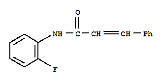 Structure of (2E)-N-(2-Fluorophenyl)-3-phenylacrylamide