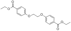Structure of ETHYLENE GLYCOL BIS[4-(ETHOXYCARBONYL)PHENYL] ETHER