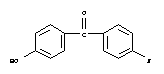 Structure of 4-Fluoro-4'-hydroxybenzophenone