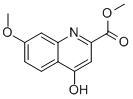 Structure of 4-Hydroxy-7-methoxy-quinoline-2-carboxylic acid methyl ester
