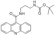 Structure of TERT-BUTYL 3-(ACRIDINE-9-CARBOXAMIDO)PROPYL-CARBAMATE