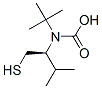 Structure of Carbamic acid, [(1S)-1-(mercaptomethyl)-2-methylpropyl]-, 1,1-dimethylethyl