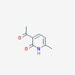 3-acetyl-6-methylpyridin-2(1H)-one结构式