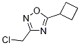 Structure of 1,2,4-Oxadiazole,3-(chloromethyl)-5-cyclobutyl-