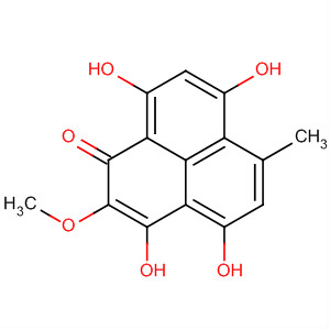 1H-Phenalen-1-one, 3,4,7,9-tetrahydroxy-2-methoxy-6-methyl-结构式