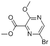Structure of METHYL 6-BROMO-3-METHOXYPYRAZINE-2-CARBOXYLATE