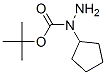 Structure of Hydrazinecarboxylicacid, 1-cyclopentyl-, 1,1-dimethylethyl ester