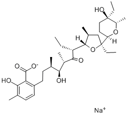 Structure of LASALOCID A SODIUM SALT