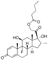 Structure of 9-fluoro-11beta,17,21-trihydroxy-16alpha-methylpregna-1,4-diene-3,20-dione 21-valerate