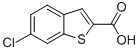 Structure of 6-CHLORO-1-BENZOTHIOPHENE-2-CARBOXYLIC ACID