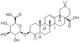 Structure of b-D-Glucopyranosiduronic  acid,(3b)-17-carboxy-28-norolean-12-en-3-yl