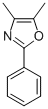 Structure of Oxazole, 4,5-dimethyl-2-phenyl-