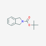 t-Butyl 1,3-dihydroisoindole-2-carboxylate结构式