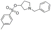 Structure of 3-Pyrrolidinol, 1-(phenylmethyl)-, 4-methylbenzenesulfonate (ester)