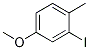 Structure of Benzene, 2-iodo-4-methoxy-1-methyl-