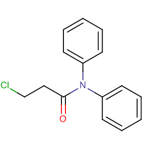 Structure of Propanamide, 3-chloro-N,N-diphenyl-