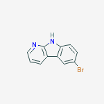 Structure of 6-BROMO-9H-PYRIDO[2,3-B]INDOLE