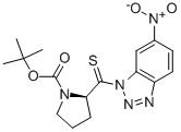 Structure of Boc-ThionoPro-1-(6-nitro)benzotriazolide