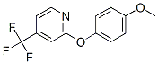 Structure of PYRIDINE, 2-(4-METHOXYPHENOXY)-4-(TRIFLUOROMETHYL)-