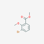 Structure of methyl 3-bromo-2-methoxybenzoate
