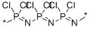 Structure of dichlorophosphazinepolymer