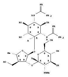 4-O-[2-O-[2-(Methylamino)-2-deoxy-α-L-glucopyranosyl]-3,5-dideoxy-3-hydroxymethyl-α-L-arabinofuranosyl]-N,N-bis(aminoiminomethyl)-D-streptamine
