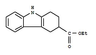 Chemical structure of ethyl 2,3,4,9-tetrahydro-1H-carbazole-3-carboxylate