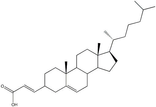 Structure of Cholesteryl-acrylat