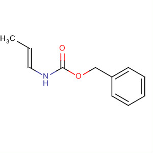 Structure of Carbamic acid, (1E)-1-propenyl-, phenylmethyl ester