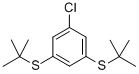 Structure of 3,5-BIS(TERT-BUTYLTHIO)-1-CHLOROBENZENE