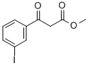 Structure of 3-(3-Iodo-phenyl)-3-oxo-propionic acid methyl ester