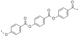 Chemical structure of POLY(4-HYDROXYBENZOIC ACID)