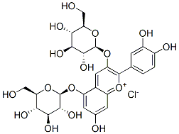 Structure of CYANIN CHLORIDE