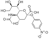 Structure of 2-O-(P-NITROPHENYL)-ALPHA-D-N-ACETYLNEURAMINIC ACID