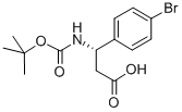 Structure of Boc-4-Bromo-D-beta-phenylalanine