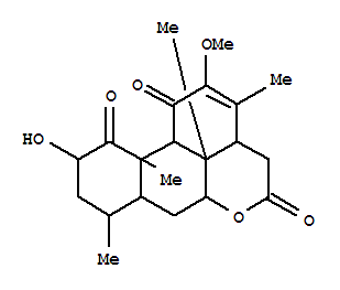 Structure of PICRASIN-B