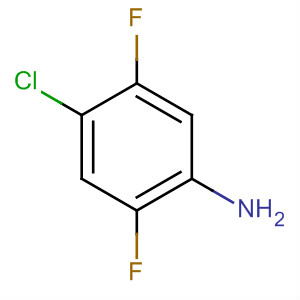 Structure of Benzenamine, 4-chloro-2,5-difluoro-