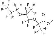 Structure of PERFLUORO(2,5-DIMETHYL-3,6-DIOXANONANOIC) ACID METHYL ESTER