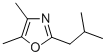 Structure of 2-ISOBUTYL-4,5-DIMETHYLOXAZOLE