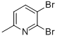 Structure of 2,3-DIBROMO-6-METHYLPYRIDINE