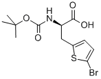 Structure of BOC-D-2-(5-BROMOTHIENYL)ALANINE