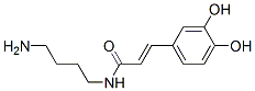 Structure of (E)-N-(4-Aminobutyl)-3-(3,4-dihydroxyphenyl)propenamide
